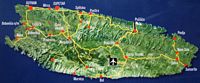 Mapa da ilha de Brač. Clicar para ampliar a imagem.