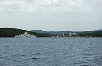 L'île de Korčula en Croatie. Port de domince. Cliquer pour agrandir l'image.
