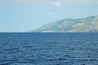 Vidova Gora en vista de desde el mar. Haga clic para ampliar la imagen.