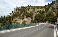 Pont de la estrada de Šibenik à Kistanje. Clicar para ampliar a imagem.
