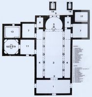 Plan of the Saint John basilica. Click to enlarge the image.
