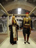 La ville close de Dubrovnik en Croatie. Quartier sud. Costumes, musee rupe. Cliquer pour agrandir l'image.