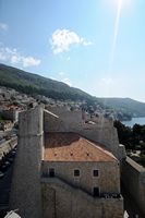 Les fortifications de Dubrovnik en Croatie. Fortifications de l'est. Forteresse du Ravelin. Cliquer pour agrandir l'image.