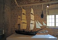 Les fortifications de Dubrovnik en Croatie. Fortifications maritimes. Musée maritime. Cliquer pour agrandir l'image.