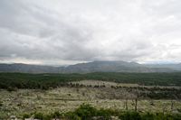 Os contrafortes da Herzegovina vistos seguidamente do Monte São Sérgio. Clicar para ampliar a imagem.