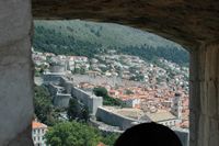 Fortificações do oeste vistos desde a fortaleza Lourenço. Clicar para ampliar a imagem.