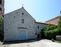 La ville de Makarska en Croatie. Le monastère Sainte-Marie. Cliquer pour agrandir l'image.