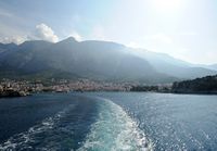 Die Bucht von Makarska. Klicken, um das Bild zu vergrößern.