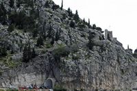 Die Festung von Stari Grad an Omis. Klicken, um das Bild zu vergrößern.