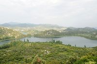 Os lagos de Baćina. Clicar para ampliar a imagem.