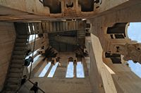 Interior of the bell-tower of the cathedral of Split. Click to enlarge the image.