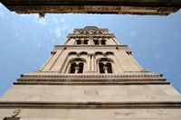 La torre de campana de la catedral de Split. Haga clic para ampliar la imagen.