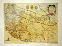 Carte de la Croatie par Mercator. Cliquer pour agrandir l'image.