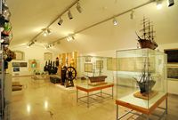 Room of the merchant navy of the maritime Museum of Split. Click to enlarge the image.