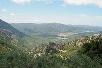 Le village d'Avdou en Crète. La vallée d'Avdou vue depuis Kéra. Cliquer pour agrandir l'image dans Adobe Stock (nouvel onglet).