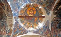 Le village d’Avdou en Crète. Fresques de l'église de Gouverniotissa à Potamies. Cliquer pour agrandir l'image dans Adobe Stock (nouvel onglet).