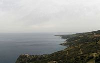 Le village de Plakias en Crète. La côte de Rodakino. Cliquer pour agrandir l'image dans Adobe Stock (nouvel onglet).
