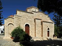 Le village de Thrapsano en Crète. Église du monastère d'Agarathos. Cliquer pour agrandir l'image dans Adobe Stock (nouvel onglet).