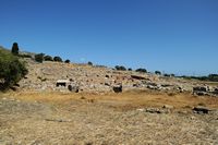 Le village de Zakros en Crète. L'aile ouest du palais de Zakros. Cliquer pour agrandir l'image dans Adobe Stock (nouvel onglet).