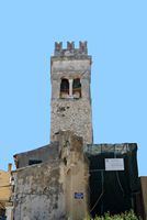 Le sud de la vieille ville de Corfou. Le clocher de l'Annunziata. Cliquer pour agrandir l'image dans Adobe Stock (nouvel onglet).