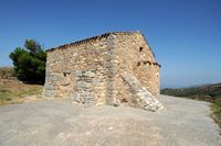 La ville d'Évangélismos en Crète. L'église Saint-Georges sur le site de Lyctos. Cliquer pour agrandir l'image dans Adobe Stock (nouvel onglet).