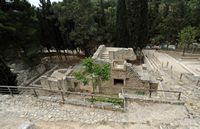 Le palais de Cnossos à Héraklion en Crète. La maison du sud. Cliquer pour agrandir l'image dans Adobe Stock (nouvel onglet).