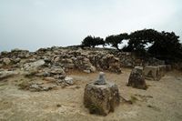 La côte nord de la commune d’Iérapétra en Crète. Ruines du palais de Gournia. Cliquer pour agrandir l'image dans Adobe Stock (nouvel onglet).