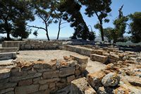 Le palais de Phaistos en Crète. Le polythyron du prince. Cliquer pour agrandir l'image dans Adobe Stock (nouvel onglet).