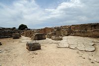 Le palais de Phaistos en Crète. La cour intérieure de l'aile nord. Cliquer pour agrandir l'image dans Adobe Stock (nouvel onglet).