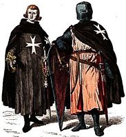 Cavalieri di Rodi - vestito di cavalieri di San Giovanni. Clicca per ingrandire l'immagine.
