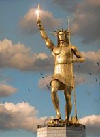 The Colossus of Rhodes. Click to enlarge the image.