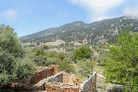 La province de La Canée en Crète. Le village abandonné d'Aradaina. Cliquer pour agrandir l'image.