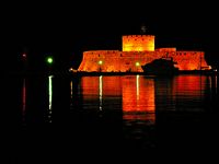 Le fort Saint-Nicolas à Rhodes. Cliquer pour agrandir l'image.