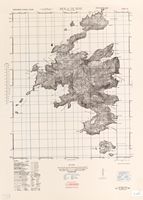 L’île de Symi en mer Égée. Carte topographique (U. S. Army, 1943). Cliquer pour agrandir l'image.