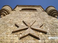 Het klooster van Filérimos in Rhodos. Klikken om het beeld te vergroten.