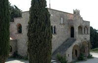 Monastère de Filérimos à Rhodes. Cliquer pour agrandir l'image.
