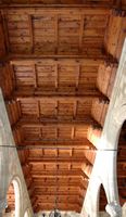 Plafond de la salle des colonnades du palais des Grands Maîtres à Rhodes. Cliquer pour agrandir l'image.