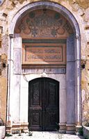 Deur van moskee in Rhodos. Klikken om het beeld te vergroten.