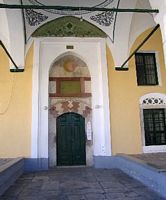 Moskee van Ibrahim Pacha in Rhodos. Klikken om het beeld te vergroten.