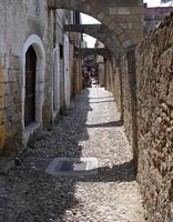 Street Omirou Rhodes. Click to enlarge the image.