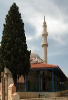 Moskee van Suleiman in Rhodos. Klikken om het beeld te vergroten.
