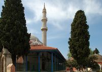 Mesquita Soliman à Rodes. Clicar para ampliar a imagem.