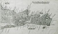 L’île de Crète à l'époque ottomane. Carte ancienne de la Crète par Roger Palmer en 1669. Cliquer pour agrandir l'image.