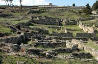 Maisons hellénistiques du site de Camiros à Rhodes. Cliquer pour agrandir l'image.
