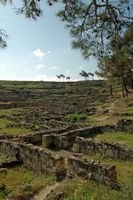 Habitations d'époque romaine du site de Camiros à Rhodes. Cliquer pour agrandir l'image.