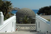 Small rotunda baths of Kalithea Rhodes. Click to enlarge the image.