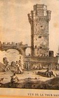 Torre de Naillac à Rodes (gravura). Clicar para ampliar a imagem.