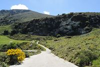 Le village d’Amari en Crète. Le mont Soros vu depuis la route de Patsos au Gious Kampos. Cliquer pour agrandir l'image.