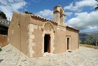 Le village d’Amari en Crète. L'église Notre-Dame à Meronas. Cliquer pour agrandir l'image.