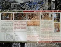 Le village d’Amari en Crète. Panneau d'information de Notre-Dame Keras. Cliquer pour agrandir l'image.